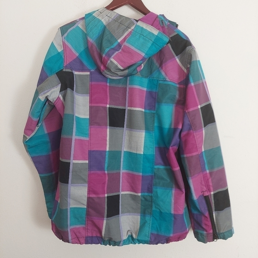 Empyre Technical Outerwear Patchwork Plaid Jacket… - image 8